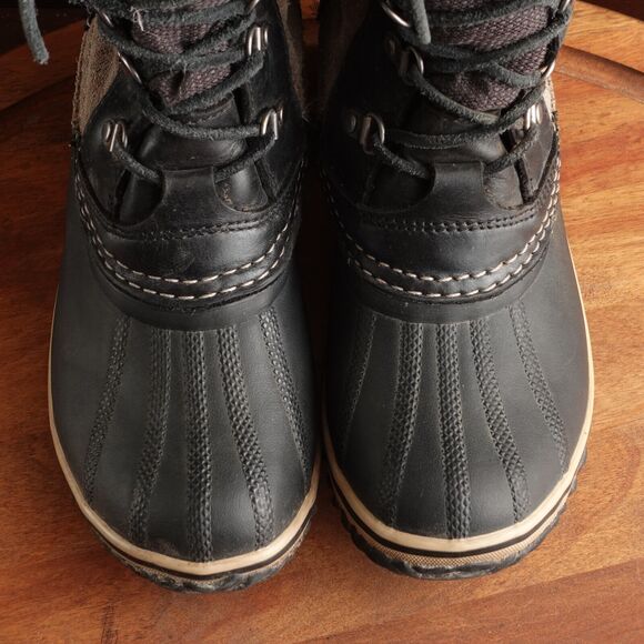 Sorel Boots Women size 7 Brown Conquest Carly Tall Leather Lace Up - Picture 8 of 16